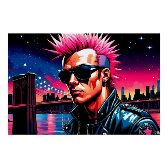 Póster Punk DE NIÑOS PERDIDOS EN LA CIUDAD 5 (Anverso)