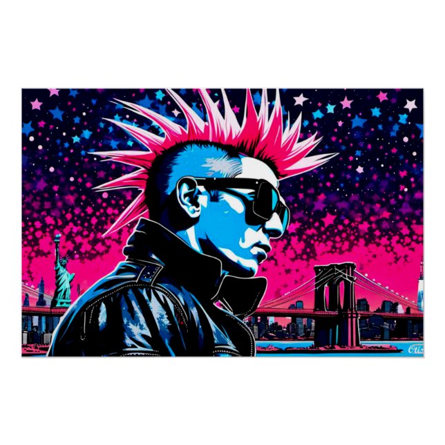 Póster Punk DE NIÑOS PERDIDOS EN LA CIUDAD 6 (Anverso)