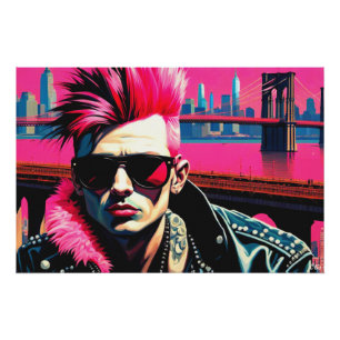 Póster Punk DE NIÑOS PERDIDOS EN LA CIUDAD 8