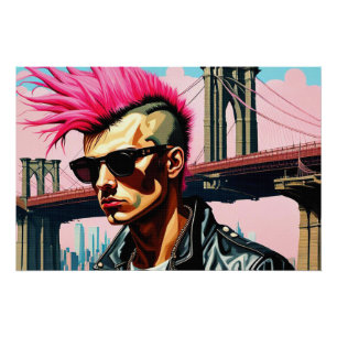 Póster Punk DE NIÑOS PERDIDOS EN LA CIUDAD 9