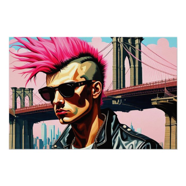 Póster Punk DE NIÑOS PERDIDOS EN LA CIUDAD 9 (Anverso)