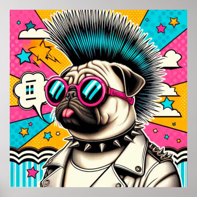 PÓSTER PUNK-PUG 11 (Frente)