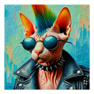 PÓSTER PUNK ROCK SPHYNX 2