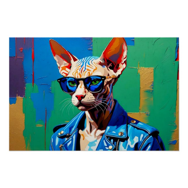 PÓSTER PUNK ROCKER SPHYNX 5 (Anverso)