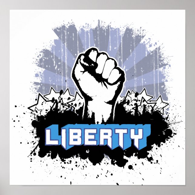 Póster Puño de libertad (Frente)