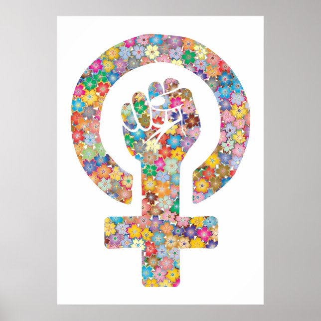 Póster Puño lucha feminista (Frente)