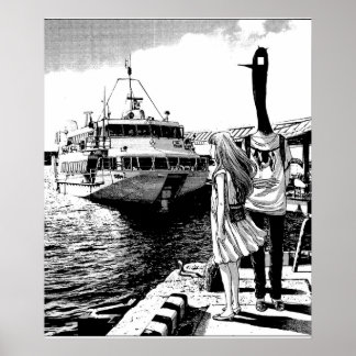 Póster Punpun en el mar