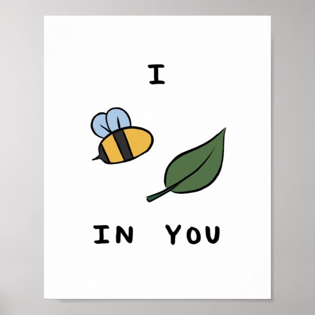 Póster Puns motivacionales Beeleaf (Frente)