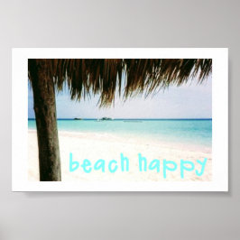 Póster Punta Cana Beach Happy Poster