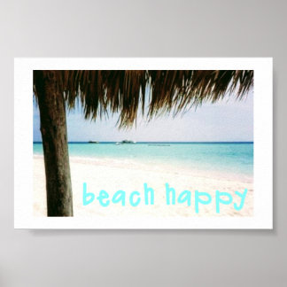 Póster Punta Cana Beach Happy Poster