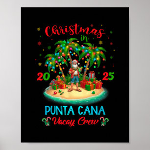 Póster Punta Cana República Dominicana Crucero de Navidad
