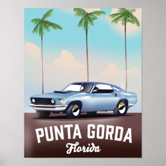 Póster Punta Gordo Florida