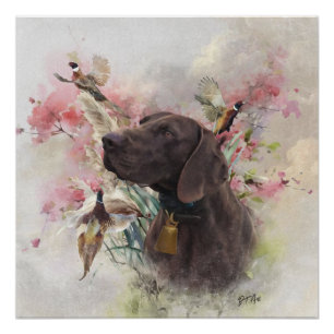 Póster Puntero de acordeón alemán