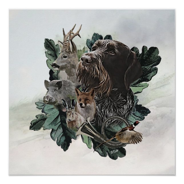 Póster Puntero inalámbrico alemán (Anverso)