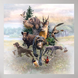 Póster Puntero inalámbrico alemán