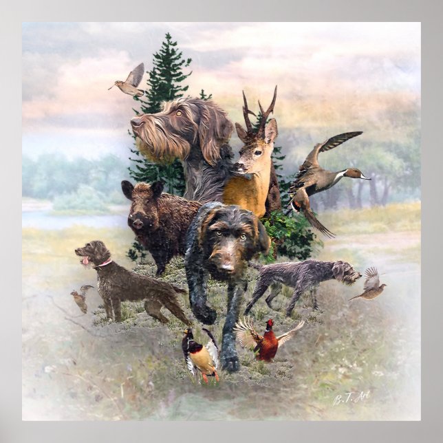 Póster Puntero inalámbrico alemán (Frente)