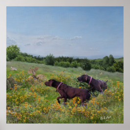 Póster Punteros de corto alcance alemanes