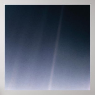 Póster Punto azul pálido