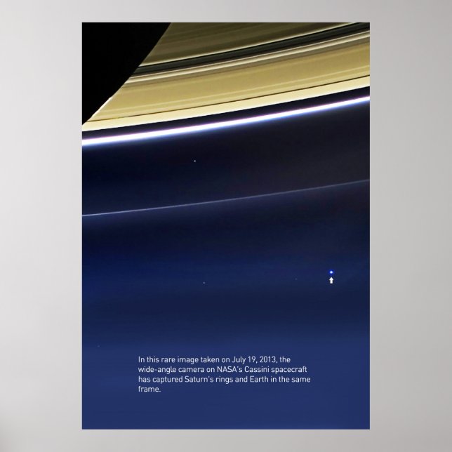 Póster Punto azul pálido - Calidad de HQ ⛔ Cassini (Frente)