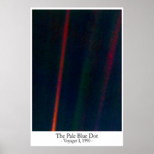 Póster Punto Azul Pálido Voyager 1 Impresión Astro