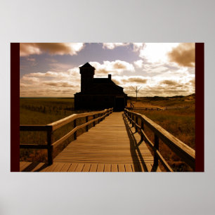 Póster Punto de carreras