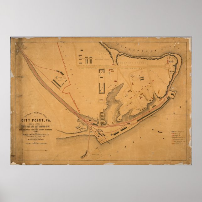 Póster punto de ciudad Depósito de RR (Frente)