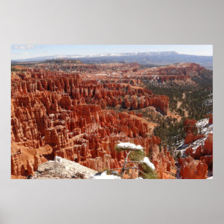 Póster Punto de inspiración en el Cañón Bryce I