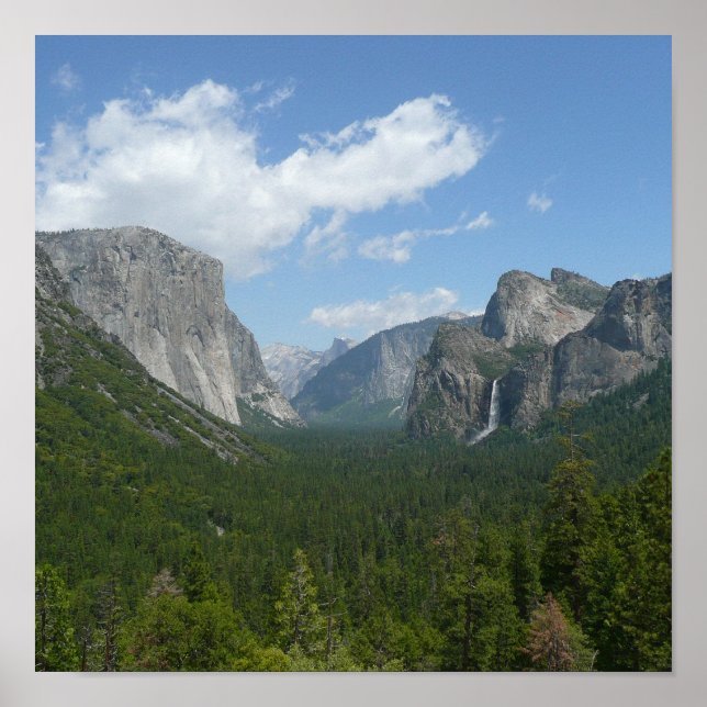 Póster Punto de inspiración en el Parque Nacional Yosemit (Frente)