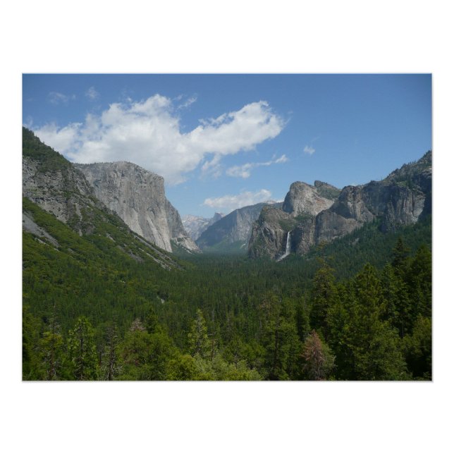 Póster Punto de inspiración en el Parque Nacional Yosemit (Anverso)