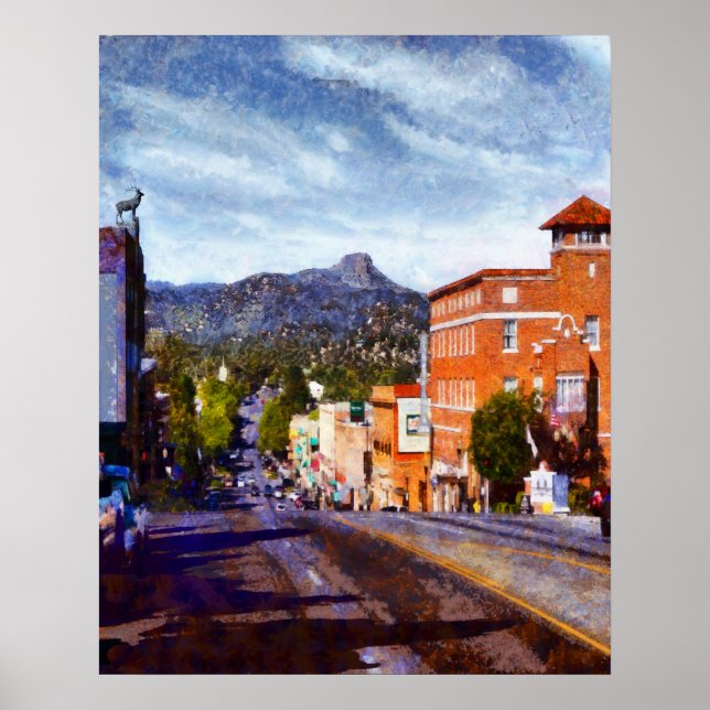 Póster "Punto de referencia de Prescott AZ" (Frente)