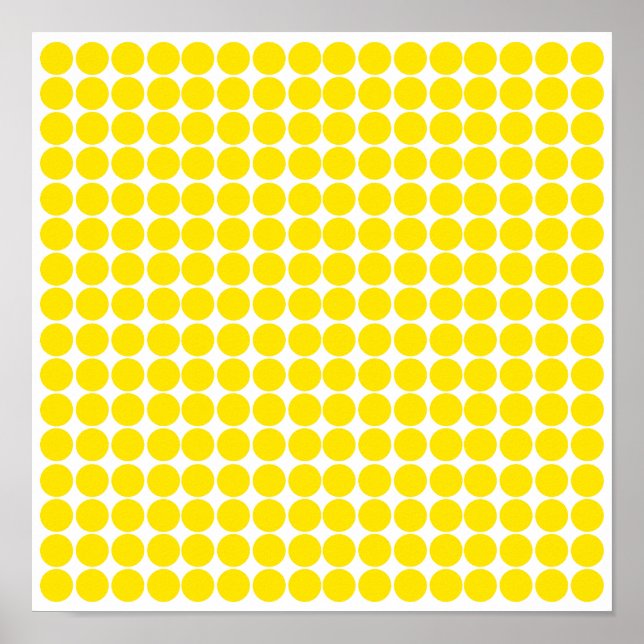 Póster Punto de Safari amarillo dorado (Frente)