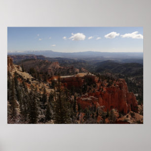 Póster Punto de Vista Lejana en el Parque Nacional Bryce 