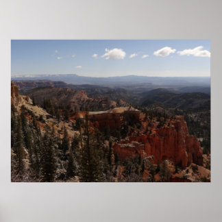 Póster Punto de Vista Lejana en el Parque Nacional Bryce