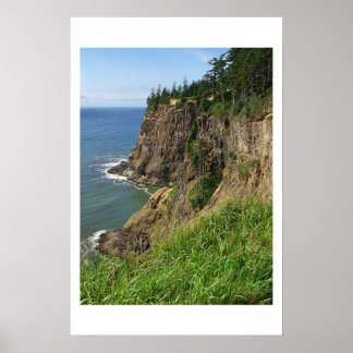 Póster Punto de vista panorámico del estado de Cape Meare