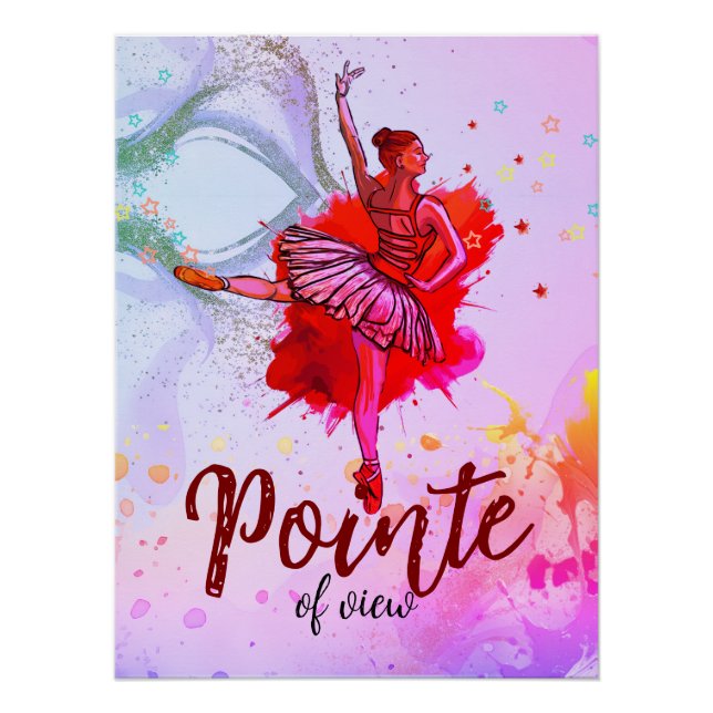 Póster Punto de vista - Sueños de ballet Pastel (Anverso)
