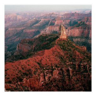 Póster Punto Imperial y Monte Hayden al atardecer