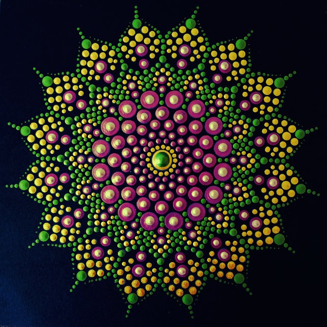 Póster Punto imprimible Poster de plantilla de Mandala pr (Subido por el creador)