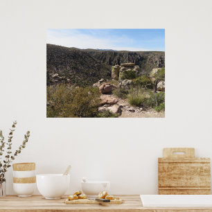 Póster Punto Massai en el Monumento Nacional Chiricahua