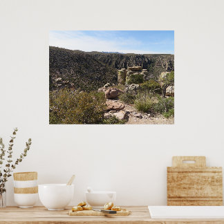 Póster Punto Massai en el Monumento Nacional Chiricahua