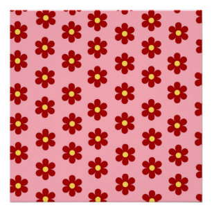 Póster Punto Y2K negrita Flor salvaje vibrante arte de pr