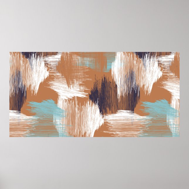 Póster Puntos coloridos sin foco (Frente)