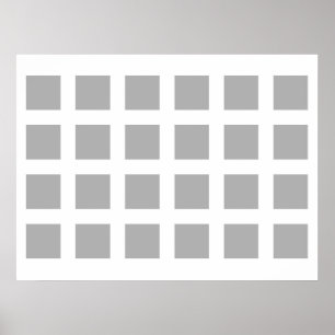 Póster Puntos de desvanecimiento de la ilusión óptica gri