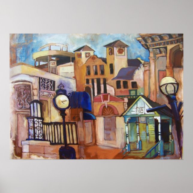 Póster Puntos de referencia de Bismarck #1 (Frente)