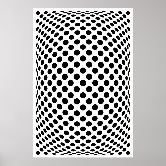 Póster Puntos ópticos 4 Poster (Frente)