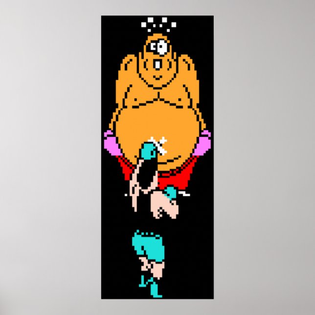 Póster Puntuar en el Rey Hippo (Frente)