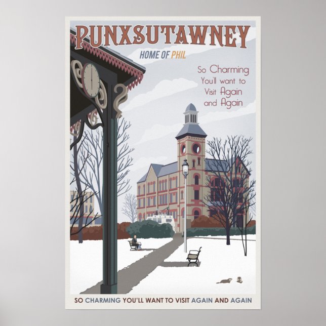 Póster Punxsutawney, Pensilvania (Frente)
