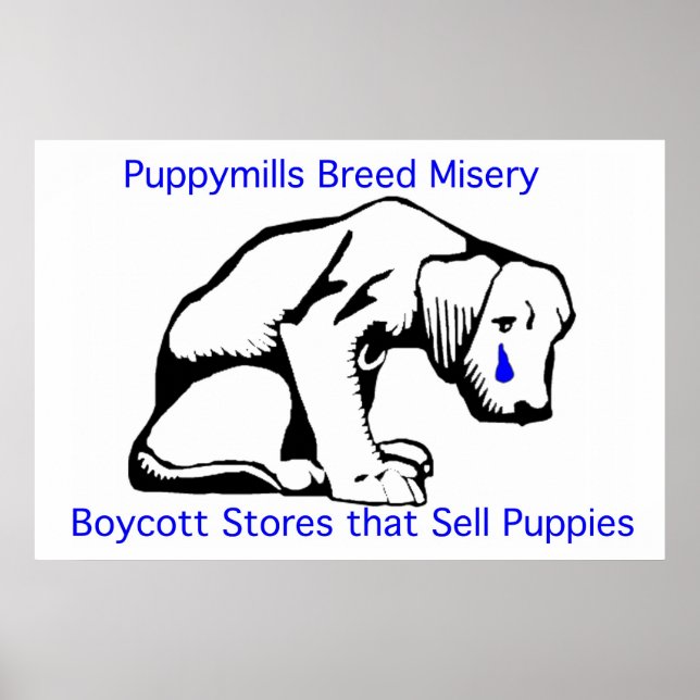 Póster Puppy Mills Race Misery Poster (Frente)