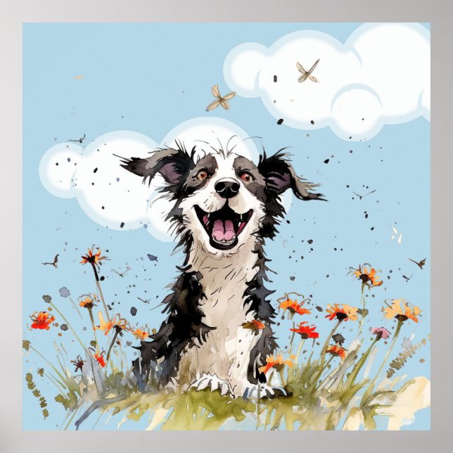 Póster Pupup feliz (Frente)