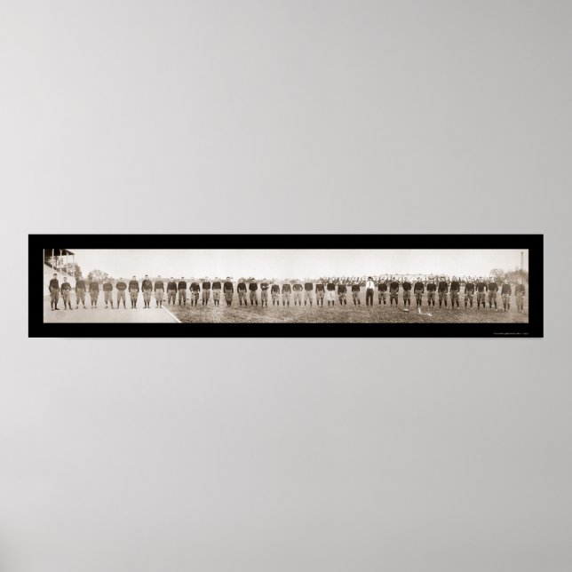 Póster Purdue Football Team Photo 1913 (Frente)