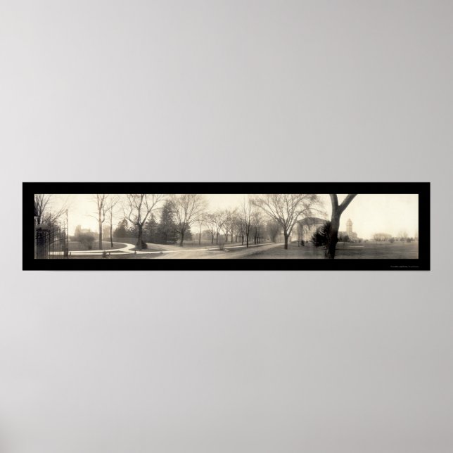 Póster Purdue Lafayette IN Photo 1910 (Frente)